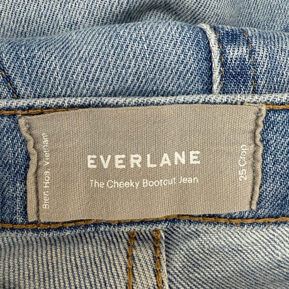 Everlane Jeans Women's 25 (2) The Cheeky Bootcut Crop Preppy Normcore Baggy - Picture 7 of 14